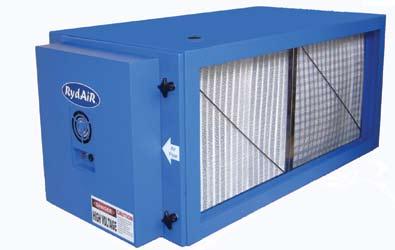 RY 5000 Electrostatic Air Cleaner (Without Blower) H : 534mm, W : 1230mm, L : 620mm 1.
