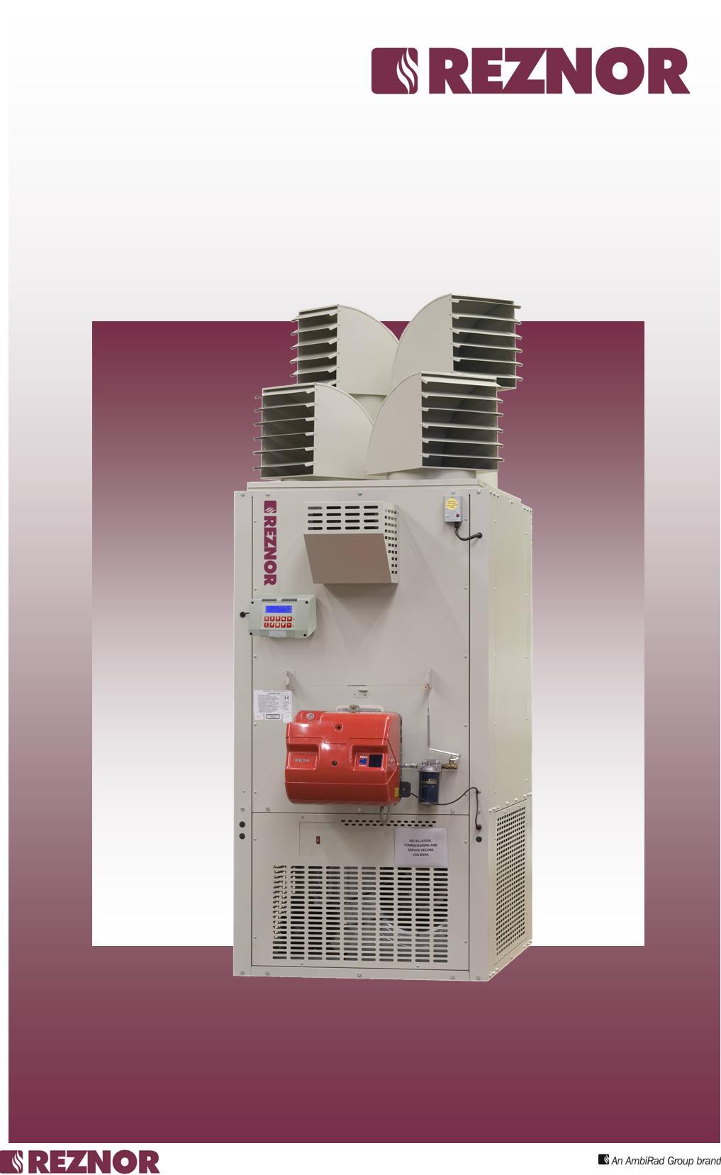 INSTALLATION & SERVICING MANUAL FOR REZNOR OIL FIRED CABINET HEATER WARNINGS Reznor equipment must be installed and maintained in accordance with the current OFTEC Regulations for oil fired products.