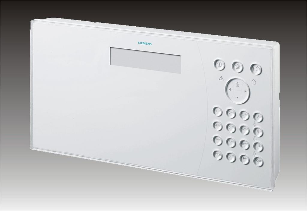 IC60 Sintony 60 Intrusion Control Panel for home and small businesses Multifunctional intrusion control panel for highest requirements Outstanding modern design Wired or/and wireless peripherals