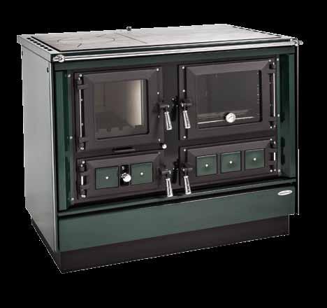 available user friendly air inlet and exhaust gas controls spacious solid fuel storage