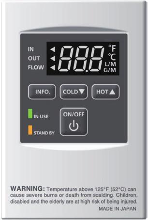 Owner's Guide Troubleshooting ERROR CODES -General- The water heater has self-diagnostics for safety and convenience when troubleshooting.