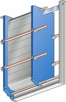 6 Lower the heat exchanger to