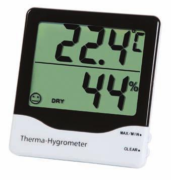 over the range of 20 to 99 and temperature over the range of 0 to 49.9 C with a resolution of 1 and 0.1 C. This instrument is ideal for OEMs for installing into equipment, i.e. vivariums, egg hatcheries and similar.