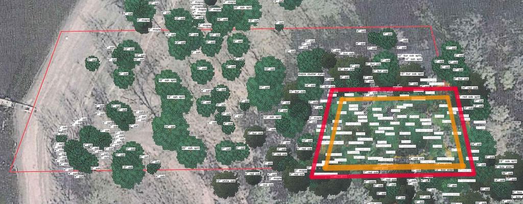 Variance 4) Riverway Section 17.36 H.8.e.1) requires no disturbance of the vegetation within 200 feet of the OHWM.