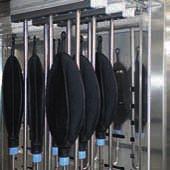 Drying cabinets can accept a load volume of more than units of washer disinfectors.