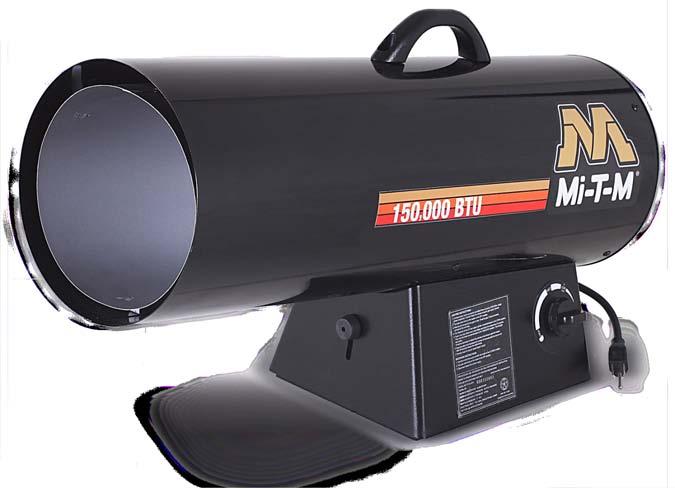 S PA C E H E AT E R S Propane Forced Air H A N D C A R R Y - L P / N AT U R A L G A S Our hand carry propane forced air space heaters feature enclosed gas controls and features heavy-duty steel
