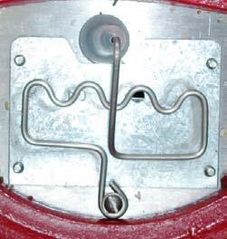 From our experience, the lower part of the agitator wire may become disconnected when performing Step 3 above.