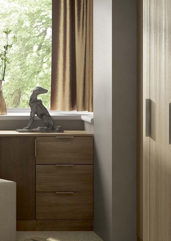 Our new wardrobe styles offer over 1,000 colour and design combinations and we now use soft-close drawers on every range.