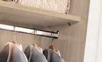 provide perfect fittings for walk in wardrobes and dressing rooms.