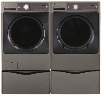 capacity dryer + 8 cycles/7 options 3.7 cu. ft. Washer; 7.