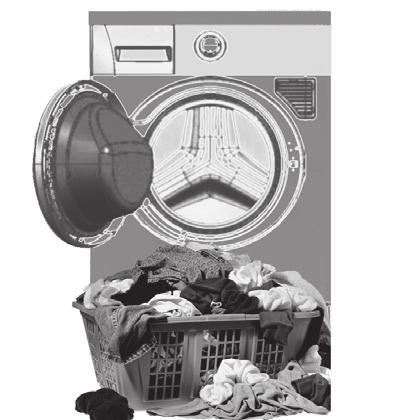 Operating the product 5.9 Washing and drying programmes CAUTION Machine cleans the lint coming off the laundry A automatically during the drying cycle. Machine uses water during drying.