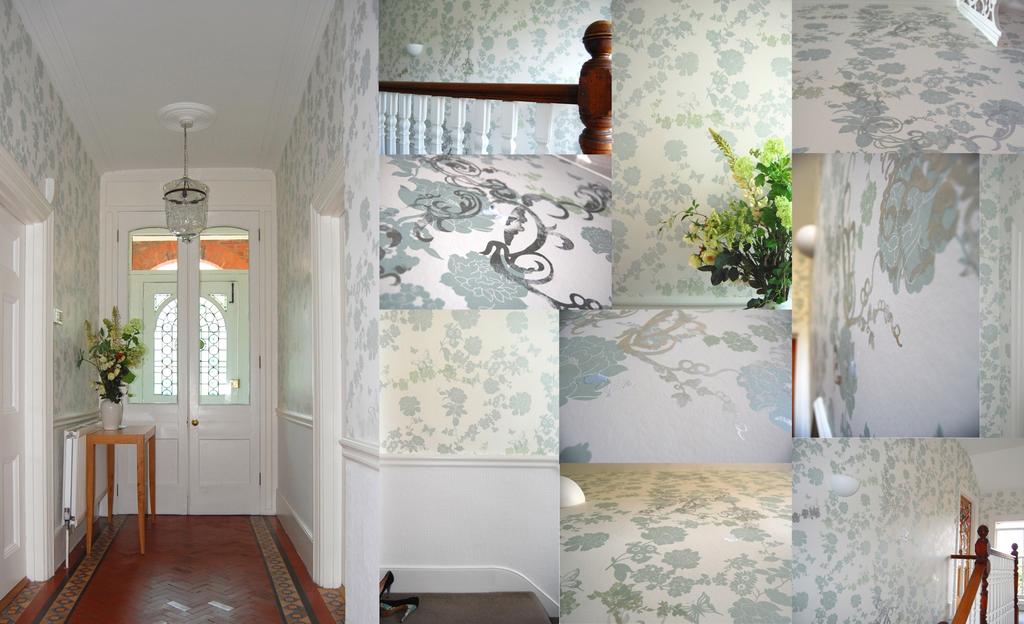 BESPOKE WALLPAPER SERVICE Additional bespoke features include; coloured overlays, metallic foils, embroidery and hand cut elements.