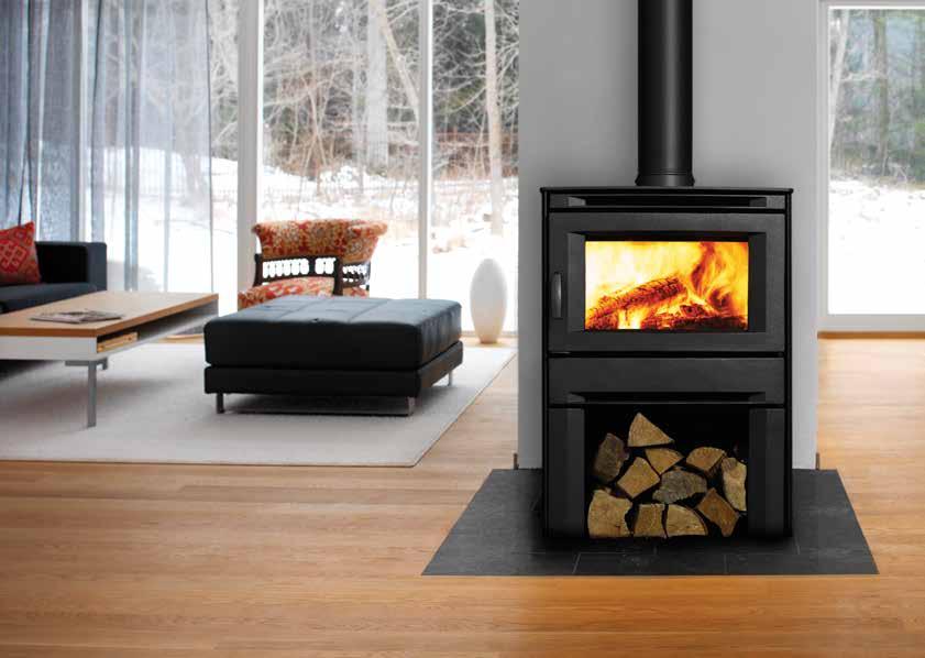 CS1200 shown with black side panels. ALTERRA WOOD STOVE CS1200 MODERN STYLING - CS1200 The striking, contemporary design of Regency s Alterra Wood Stove puts the focus on your brilliant glowing fire.