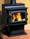 black High performance brick-lined firebox Pedestal base Clean glass airwash