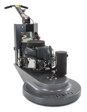 motor that drives a consistent 1,500 rpm s to maintain a wet-look shine on finished floors.