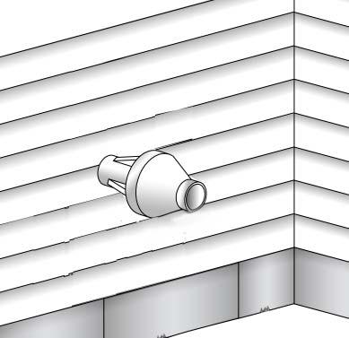 COMBUSTION AIR AND VENT PIPE Figure 15 - Concentric Vent Terminations Figure 17 - Concentric Vent Roof Installation 1" (2.