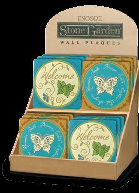 screen savers & wall plaques a b c a. Butterfly Plaques 3 each of 4 styles. 7 1 / 4" sq.