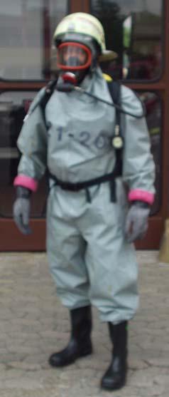 Chemical Protection Suits We use 3 types of chemical suits depending on the