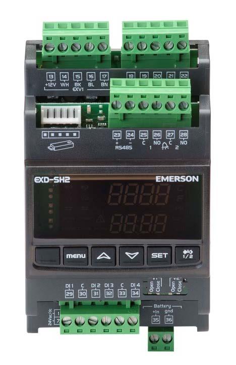 EXD-SH1/2 Controller for EX/FX/CX with ModBus Communication Capability Technical Bulletin EXD-SH1/2 are stand-alone universal superheat and or temperature controllers for air conditioning units or