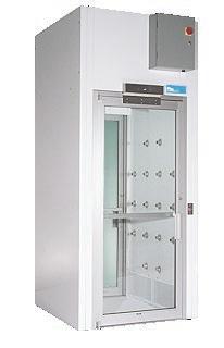 FEATURES 5 Door interlocks Magnetic door interlocks are the most common option chosen for air showers. A low-voltage magnetic door interlock prevents both doors from being opened at the same time.