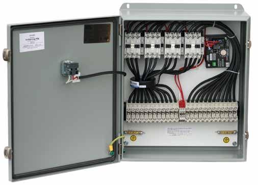 Exterior Radiant Heat Controls Warmzone Offers Contactor Panels with GFEP In keeping with its