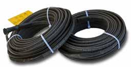 The versatile cable can be used for plastic or metal pipe freeze protection and flow maintenance of pipes, tanks, and valves.