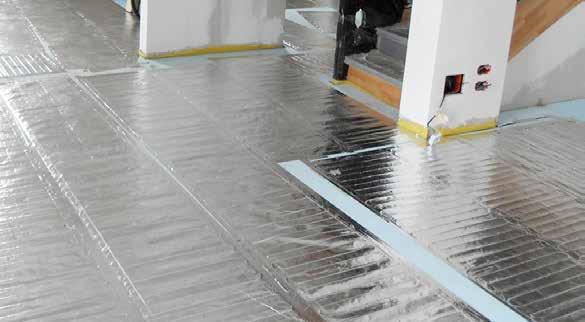 Warmzone Radiant FoilHeat Floor Warming System Warmzone FoilHeat cut-and-turn floor heating mat is a unique electric radiant floor heating system that is designed for use under carpet, laminate,