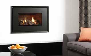 EVOKE STEEL Fire Choices: Riva2 530 & 670 Finishes: Graphite front and