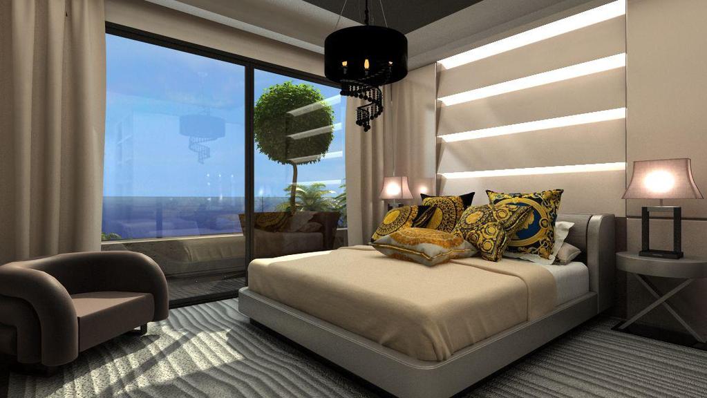 Suites with functional and contemporary designs which