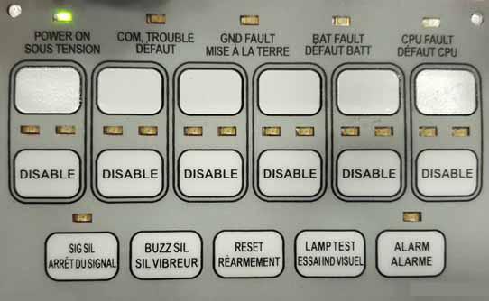 FA-106 Installation and Operation Manual Trouble Indicators and Controls Common Trouble LED The yellow Common Trouble LED will flash and the buzzer will sound for any trouble in the panel.