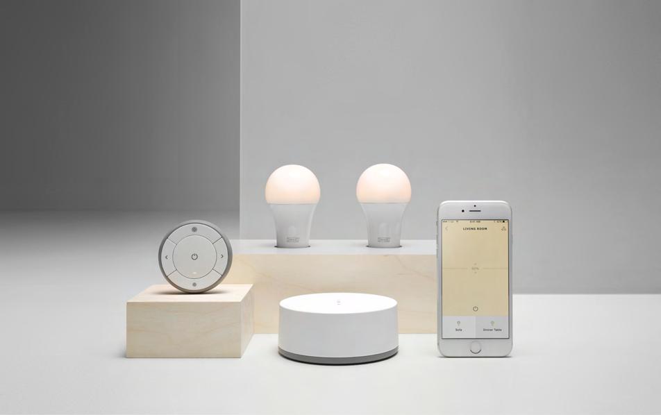 PH141955 TRÅDFRI gateway kit white spectrum The TRÅDFRI app on your smart phone offers easy access to personalized and pre-set lights, with the perfect colours and strengths for three different moods.