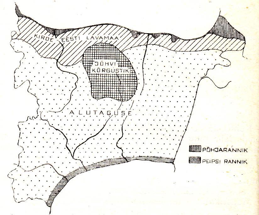 42 Arvo Järvet Joonis 4. E. Varepi Ida-Virumaa maastikulise liigestuse skeem (1983). Teiste maakondadega võrreldes hoopis erinevalt on Varep esitanud Tartumaa maastikulise liigestuse (joonis 5).
