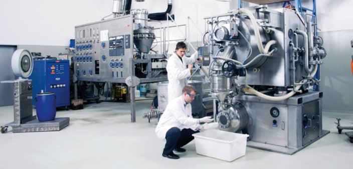 12 ANDRITZ KMPT Test centers Test center in Vierkirchen, Germany Production works in