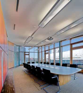 Conference room (Düsseldorf) Showroom (Stephanskirchen) Cooling capacity of jointless ceilings Heating capacity of jointless