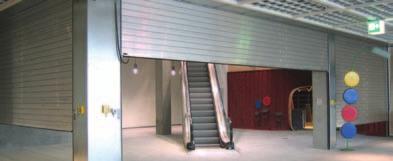 ROLLER DOOR AQUISO / PLATO Convinces through small space requirement and maintenance effort. AQUISO - 1st place in the German Fire Protection Award 2006.