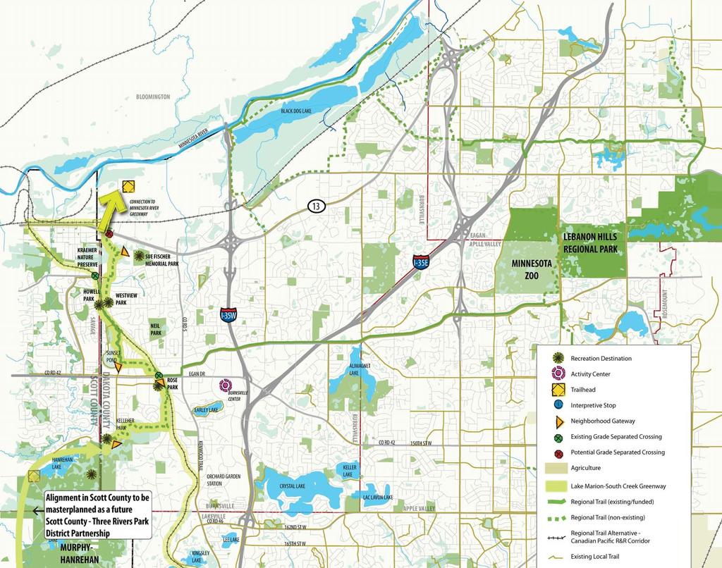 Land Protection And Stewardship Dakota County s greenway concept expands the traditional concept of a corridor to include recreation, transportation, ecological, and water quality components in a