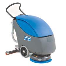Floor Machines No cord! uroclean a Razor SV17 utomatic Scrubber with atteries Lays down cleaning solution, scrubs, then vacuums away dirty solution, leaving floors clean and dry in one pass.