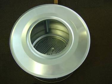 Figure 84: Drum of an air vented dryer (Front) 36 Two different drum technologies exist: The first one (the most common) is made of one rotating piece (also common for condenser tumble dryers).
