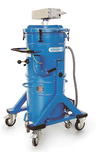 INDUSTRIAL VACUUMS RI 331 V, RI 332 V and RI 334 V RI 331 V RI 332 V RI 334 V Conveys dusts or even pasty substances over long distances Efficient filter and separation engineering, even for fine and