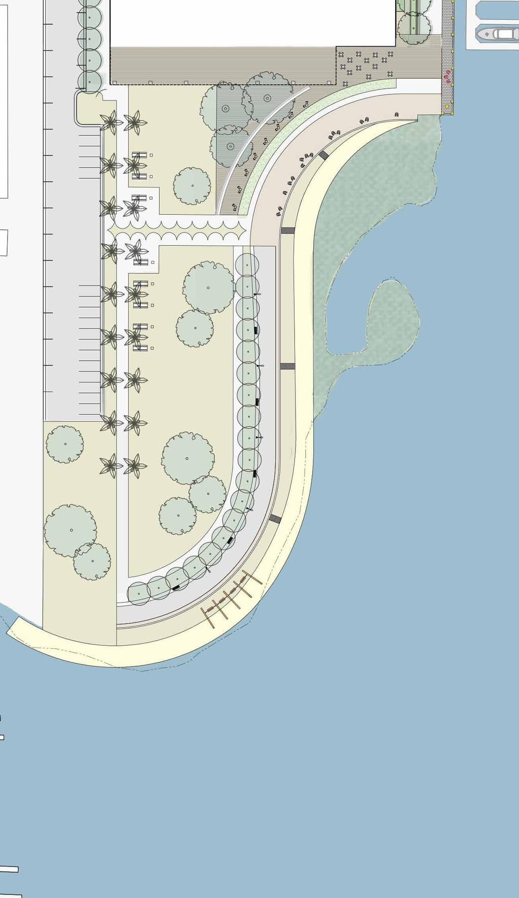 South Park will be a place of quiet and contempation within the overall family of parks in Brooklyn Basin.
