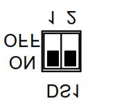 Data 2 should be approximately 2.2 volts dc. The voltage difference between data 1 and data 2 should be approximately 0.6 volts dc. Verify that the bus DS1 dip switches are in the ON position.
