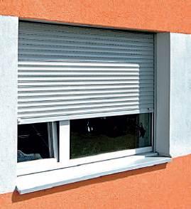 Explanation of basic terms 2.2 Roller shutter A roller shutter consists of a series of hinged slats on a roller to provide additional protection for a door or window.