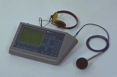 Fig. 5 The sound level meter Nor-121 for quantification of tonal penalties. The instrument uses the procedure specified in the German standard for finding audible tones.