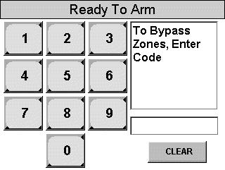 Security System Operation (Cont'd) 6. Enter your 4-digit user code.