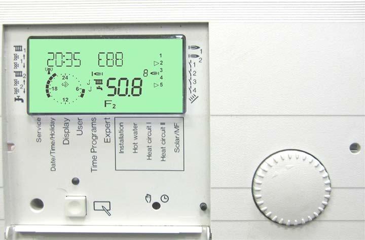 Chap 10: Troubleshooting Error Codes are Displayed Here Figure 10-1: E8 Controller Front Panel Showing Error Code in Display Table 10-1: Boiler Troubleshooting PCB Terminal FAULT INDICATION E1: