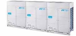 All Inverter V+ S (Heat Pump) - Features ide range of outdoor units The outdoor capacity ranges from: 8Hp - 7Hp