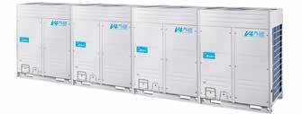 A maximum of 6 indoor units can be connected to one refrigerant system, up to 0% of the outdoor capacity.
