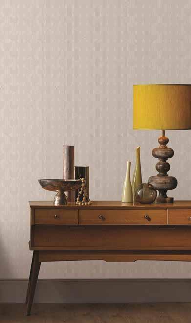 Graham & Brown Cinema wallpaper has been used in two colourways to