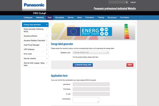 The website contains a wealth of information from the latest versions of Panasonic s Aquarea and Etherea Design Software, to Technical Documentation, Catalogues and