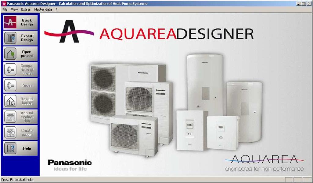 Aquarea Designer Version 1.